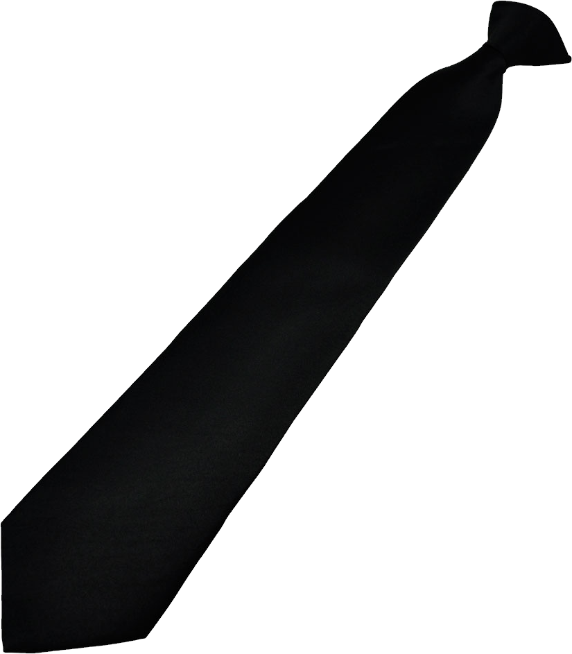 Black Tie Png Image - Black Clip On Tie (825x943)