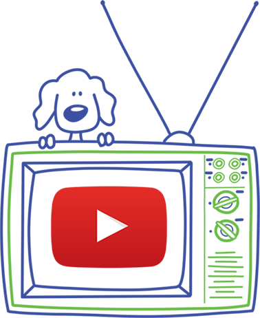 Dog On Tv - Dog On Tv (378x462)