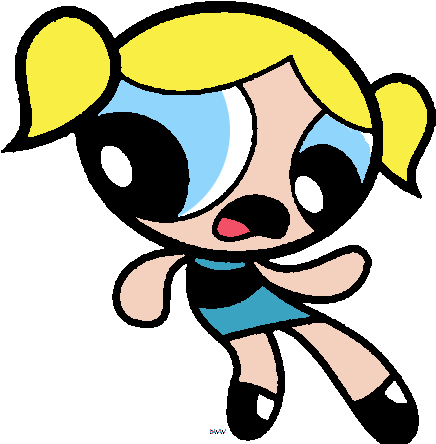 Bubble Clipart Puff - Powerpuff Girls Bubbles Clipart (444x450)