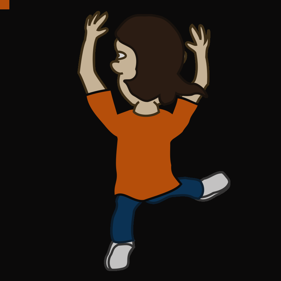 Clip Art Comic Dancer Remix Clipart Vector Clip Art - Cartoon (900x900)