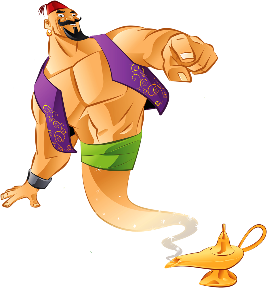 Aladin - Lamp Genie (979x1024)