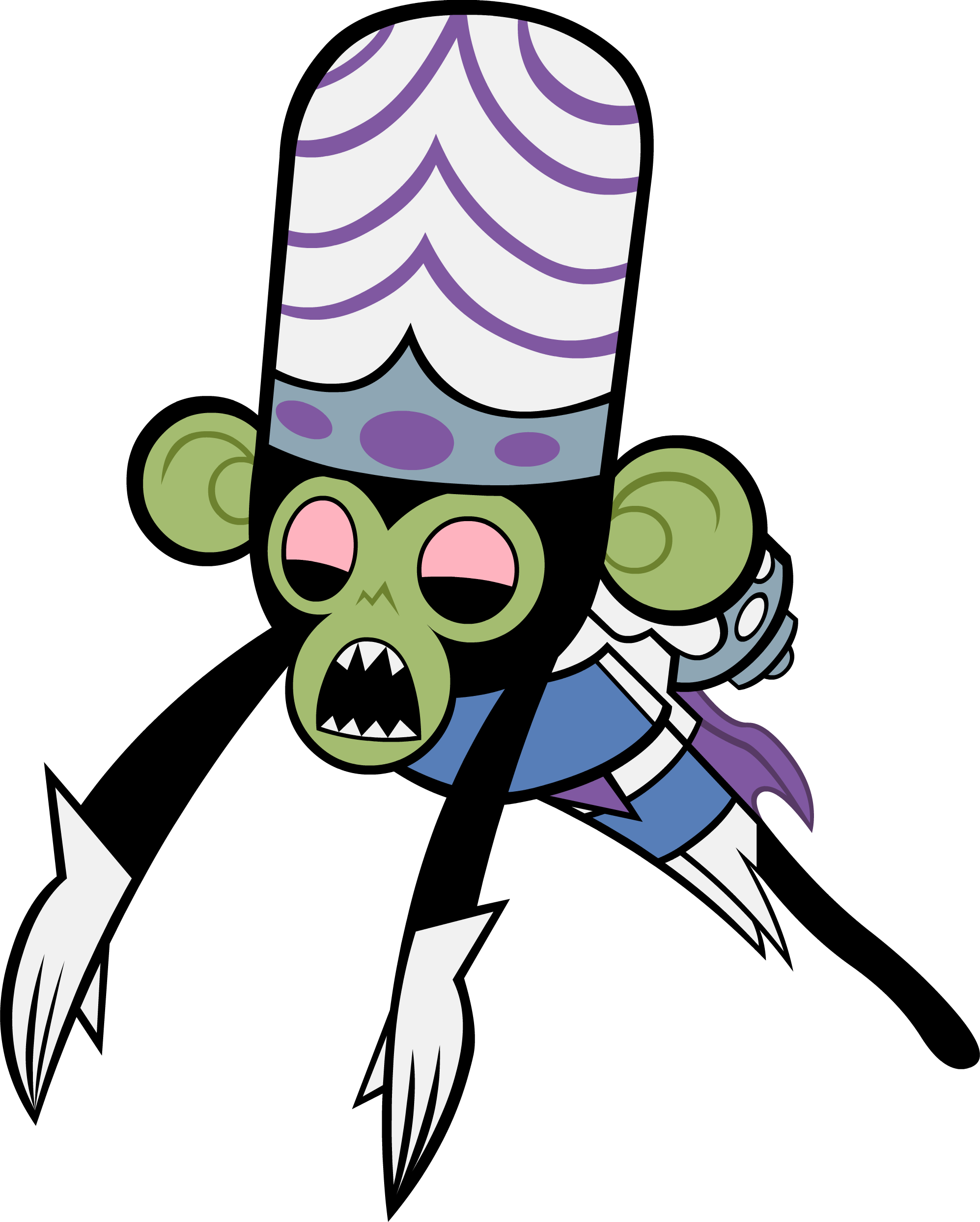 Powerpuff Girls Clipart Pwer - Monkey From Powerpuff Girl (1995x2488)
