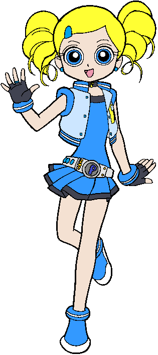 Powerpuff Girls Z Rolling Bubbles Image - Ppgz Bubbles Png (315x706)