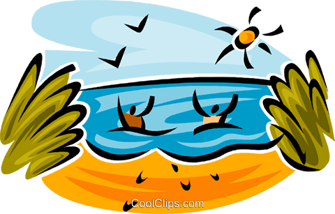 People Playing In The Water At The Beach Royalty Free - People Playing In The Water At The Beach Royalty Free (480x307)