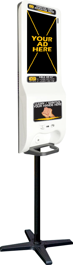 Hand Sanitizer Media Displays - Security (240x871)