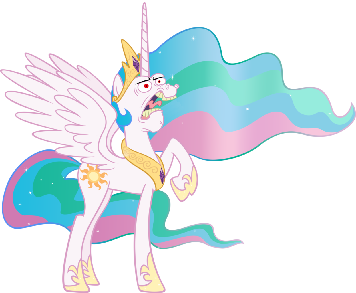 Klashyyk, Bulk Biceps, Dead Source, Fusion, Princess - Princess Celestia My Little Pony (1245x1024)