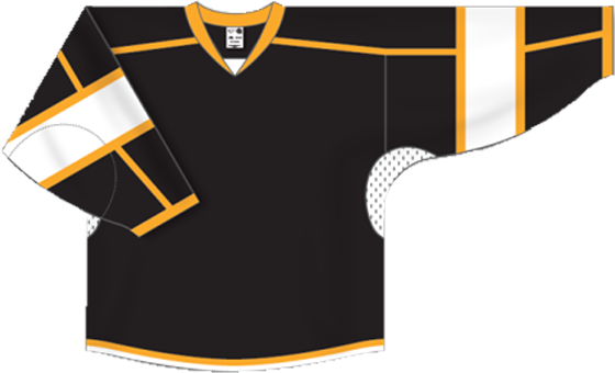 Premier League Series Jerseys Black/gold - Black And Yellow Hockey Jersey (560x340)
