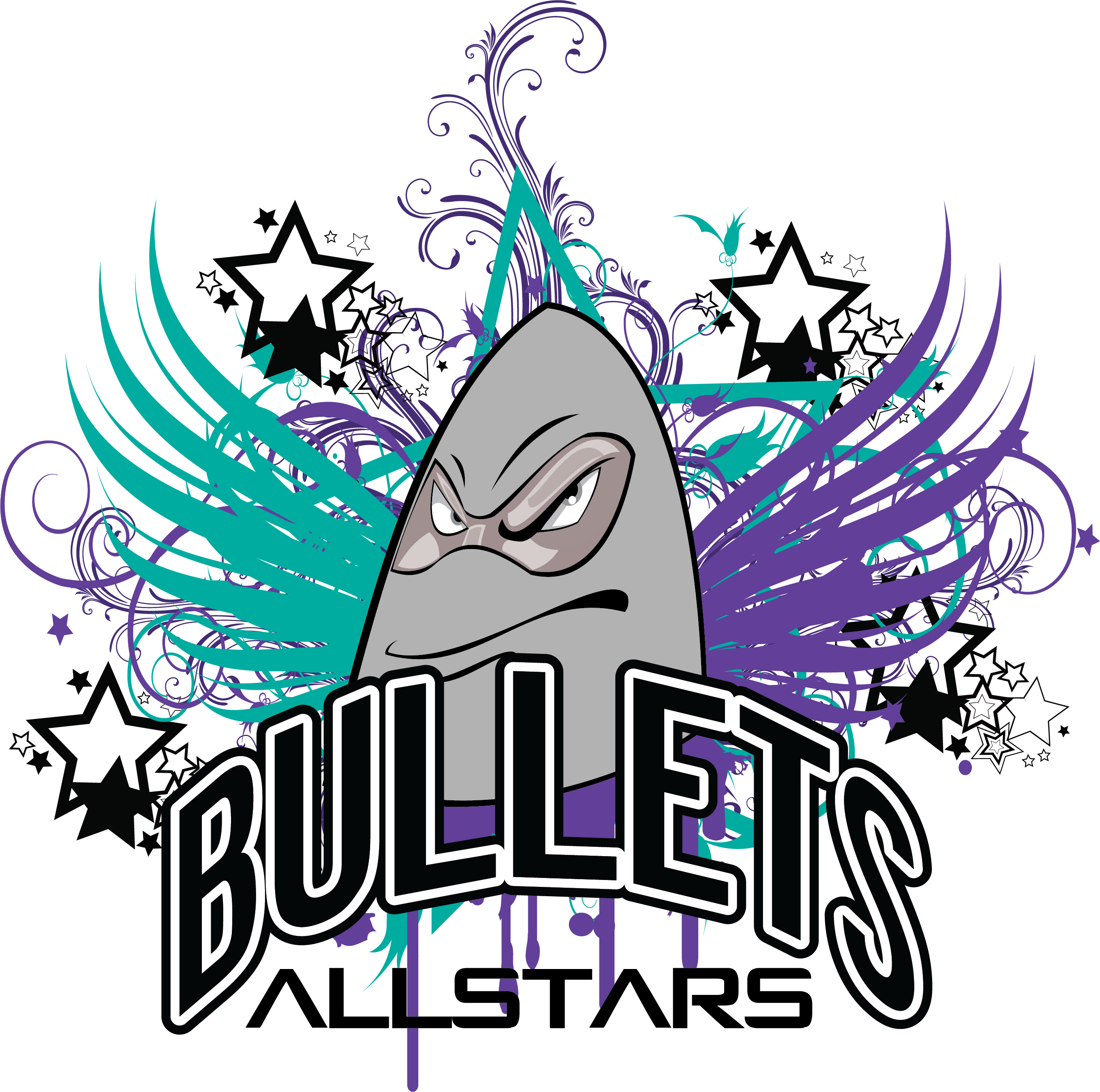Bullets Allstars - Vic Bayside Bullets Allstar Cheerleading (2719x2699)