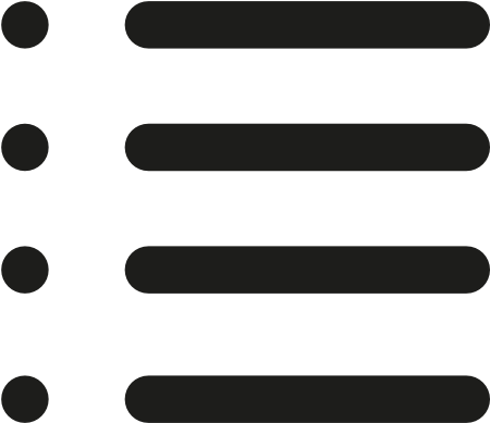 Bulleted List Icon - Bullet Point List Clipart (512x512)