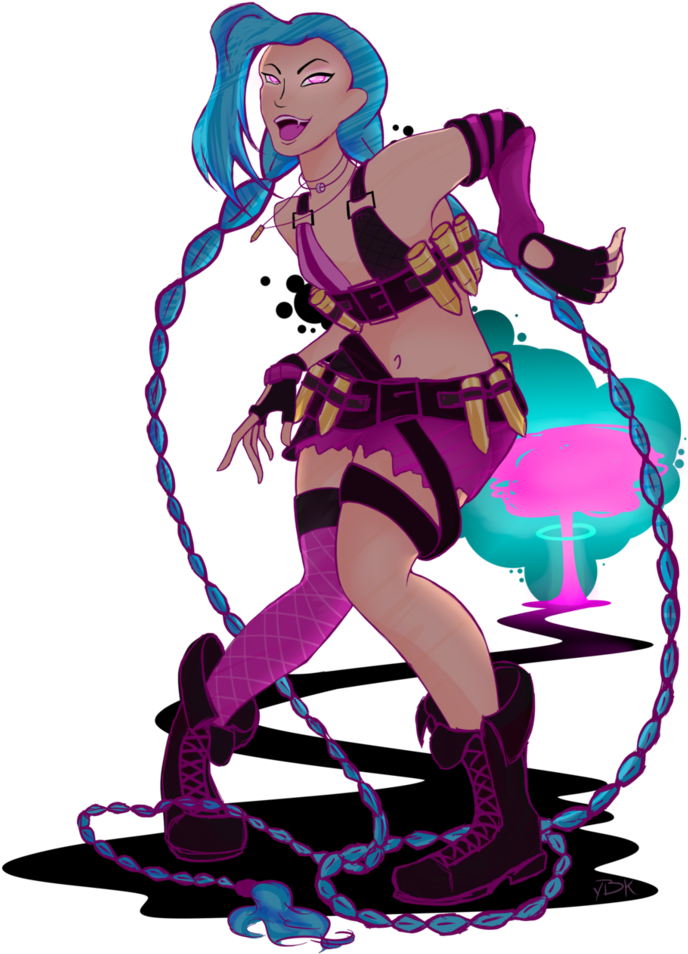 Bombs And Bullets By Bloodthirstykitten - Jinx Bombs And Bullets (774x1032)
