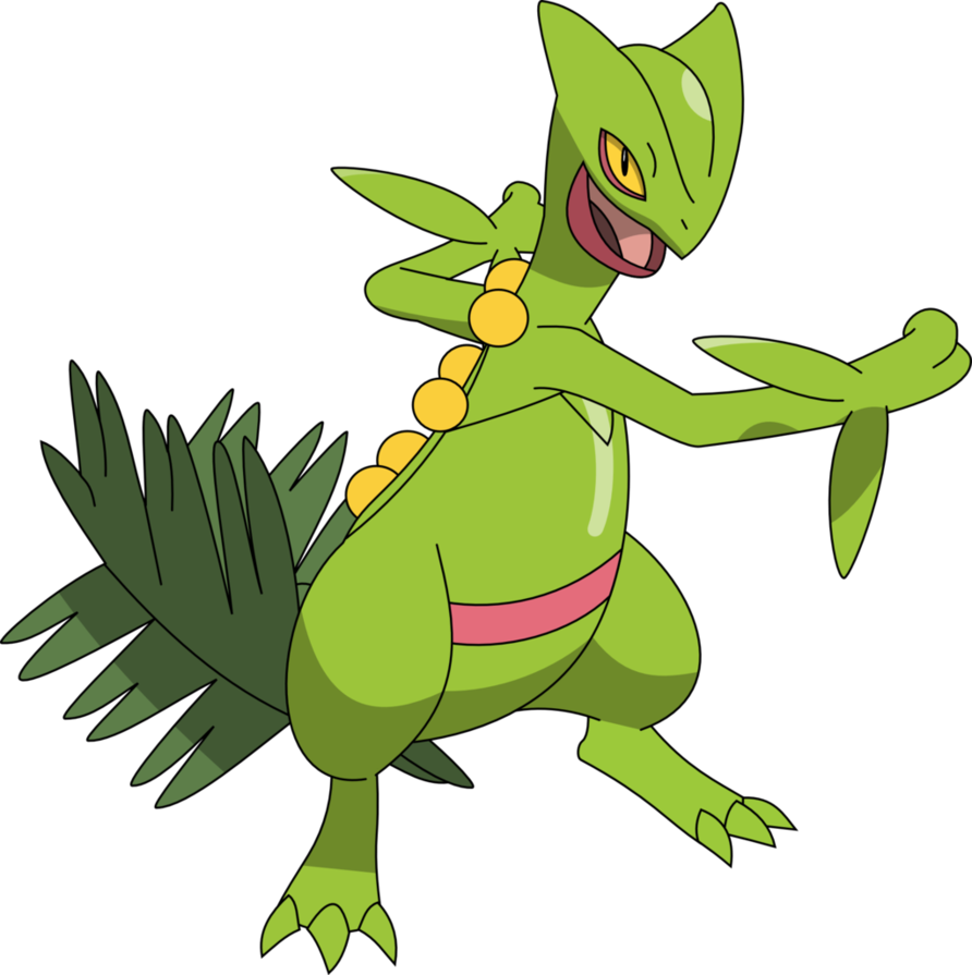 #sceptile #pokemon #anime #pocketmonsters - Pokemon Sceptile (892x895)