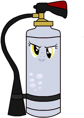 Artist Needed, Derpy Hooves, Female, Fire Extinguisher, - Fire Extinguisher My Little Pony (500x417)