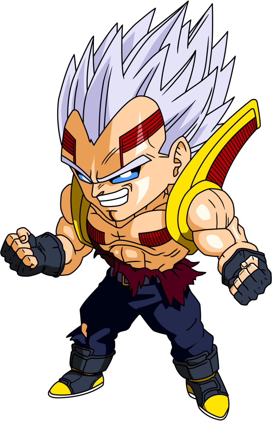 Baby Vegeta Chibi By Maffo1989 Baby Vegeta Chibi By - Mini Baby Vegeta (900x1392)