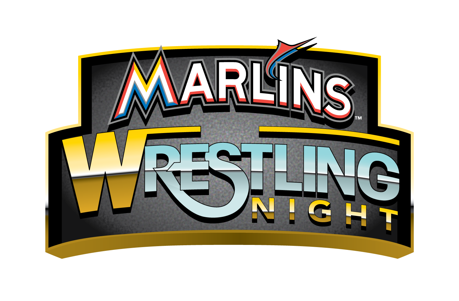 Miami - Miami Marlins 22 X 34 Logo Poster (mlb) (1811x1236)