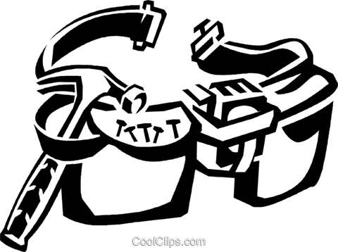 Tool Belt Clipart 4 By Amber - Tool Belt Vector (480x358)