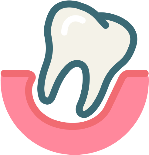 Dental Premium Color Symbol - Dental Symbol Png (512x512)