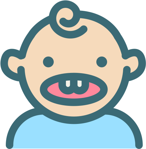 Dental Premium Color Symbol - Medical Record Of Baby (512x512)