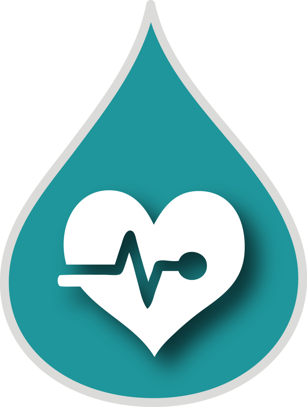 Iconsblueheart - Portable Network Graphics (1000x1324)