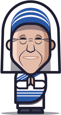 Loogmoji Of Mother Teresa - Mother Teresa (500x500)