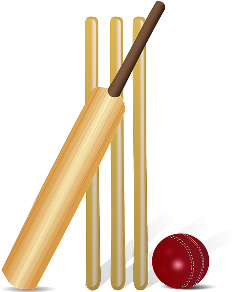 Cricket - Cricket Bat And Ball Png (640x600)