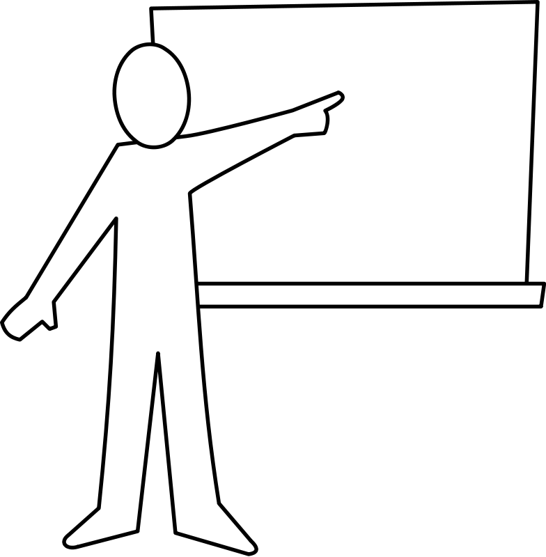 Professeur / Teacher Free Vector - Black Teacher Clipart Png (800x800)