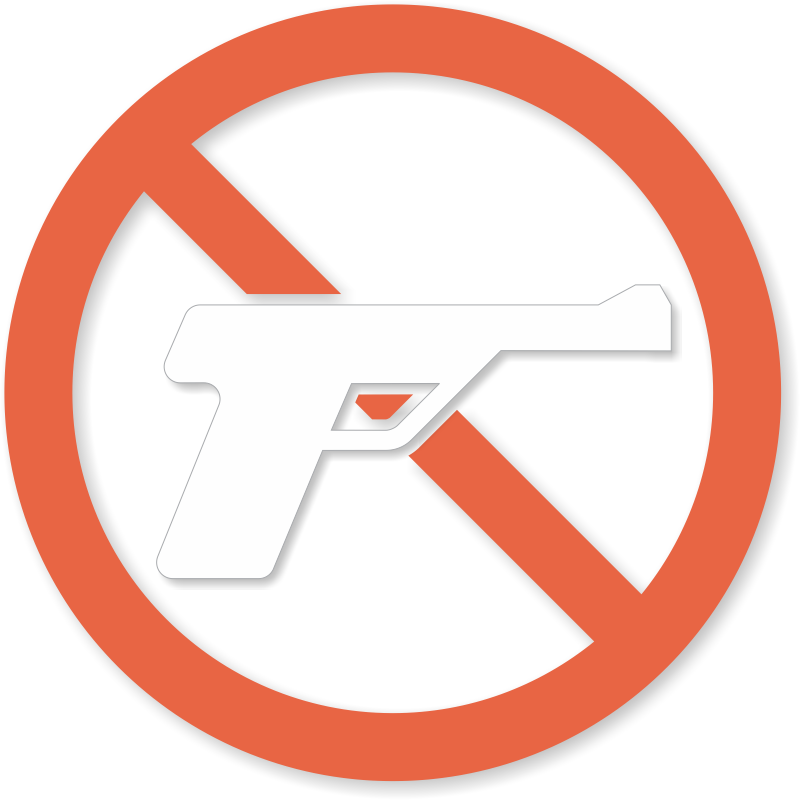 Zoom, Price, Buy - No Gun Symbol Png (800x800)