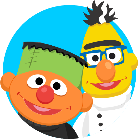 Big Bird, Cookie Monster, Watch Video, Educational - Cartoon (800x601)