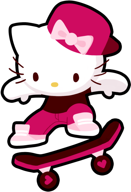 Hello Kitty / Skate - Hello Kitty (540x640)