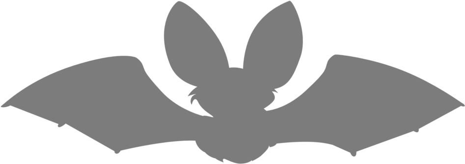 Bat Silhouette Icon - Custom Black Bat Silhouette Shower Curtain (958x704)