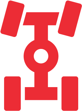 Four-wheel Drive Warning - 4 Wheel Drive Symbol (400x400)