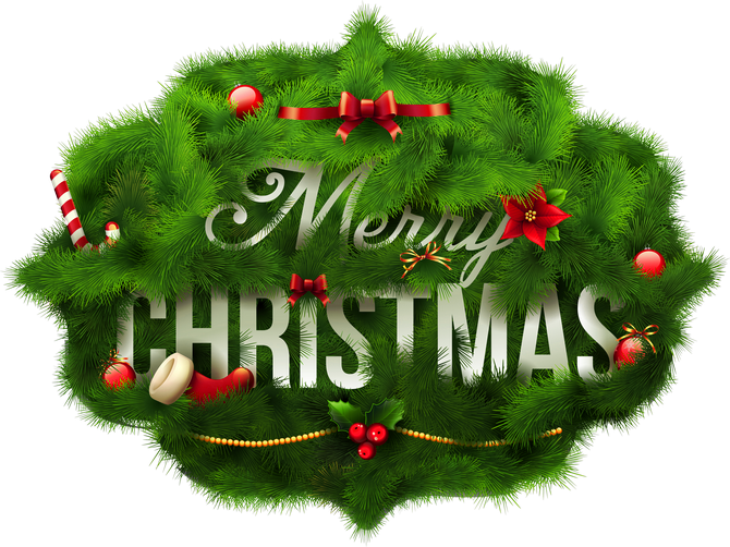 Merry Christmas Png Transparent (670x502)
