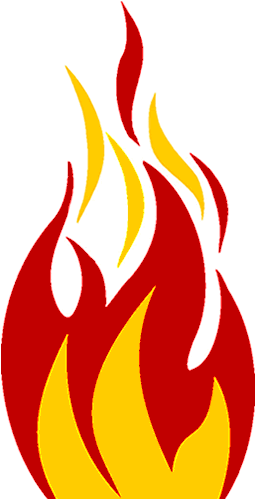Of Fire Department - Flames Clipart Gif (300x500)