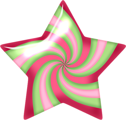 B *✿* Candy Girl - Star Candy Clipart (423x403)
