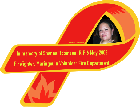 In Memory Of Shanna Robinson, Rip 6 May 2008 / Firefighter, - Airplane (455x350)