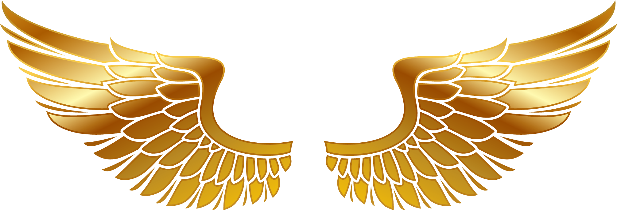Золотые Крылья. Золотые Крылья ангела. Крылья на прозрачном фоне. Крылья эмблема. Золотые крылья 2