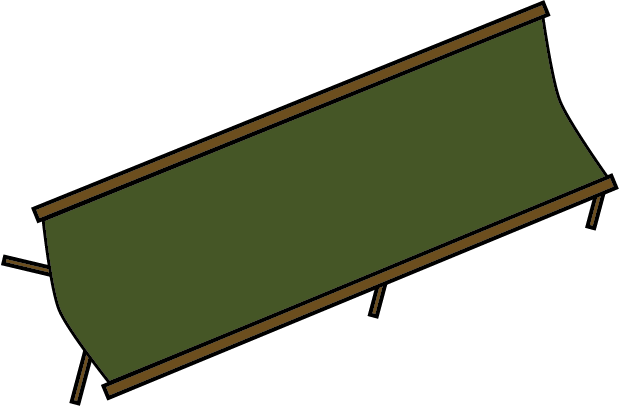 Cot Clip Art - Cot Clip Art (619x406)
