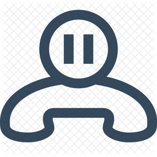 Call Icon - Hold Icon Png (512x512)