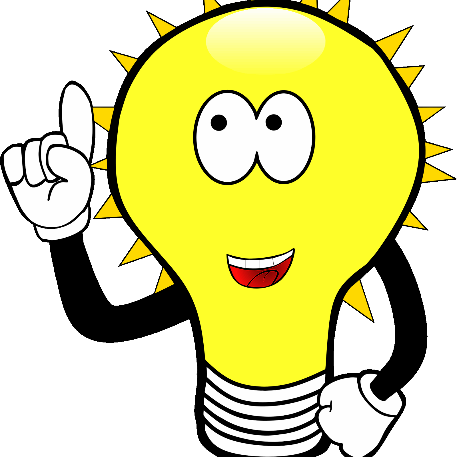 Did You Know Light Bulb Clip Art - Light Bulb Png Clipart (1600x1600)