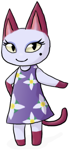 Animal Crossing New Leaf Art Trade Olivia - Acnl Olivia (390x624)