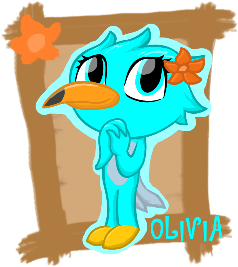 Peggieverse, Olivia By Bluetide1410 - Cartoon (894x894)