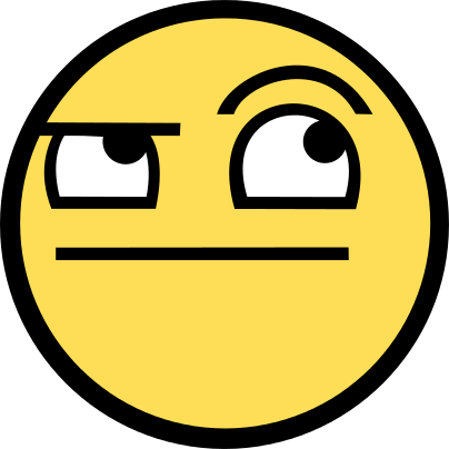 Thinking Transparent Png - Derp Smiley Face Gif (404x404)