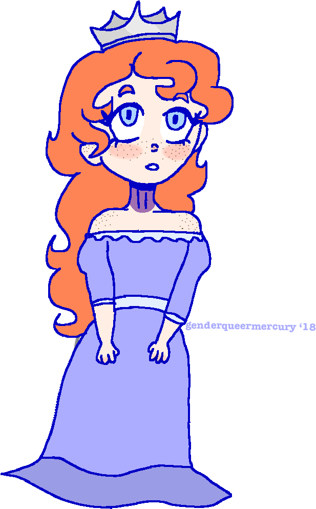 Princess Olivia Of Rose - Cartoon (768x1024)