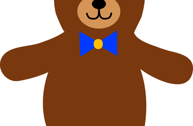 Baby Toys Clipart Clip Art Library Orange Toy - Teddy Bear (640x420)