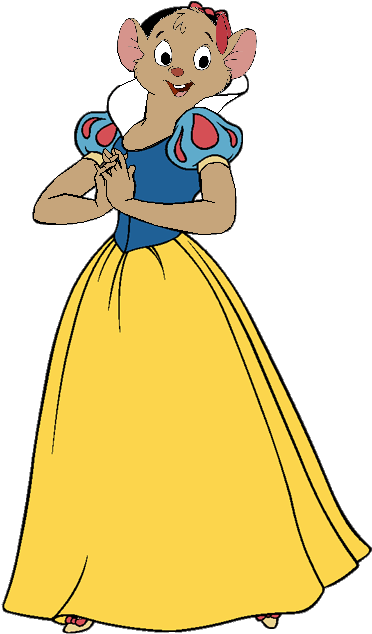 Olivia As Snow White - Snow White With Flowers (402x654)