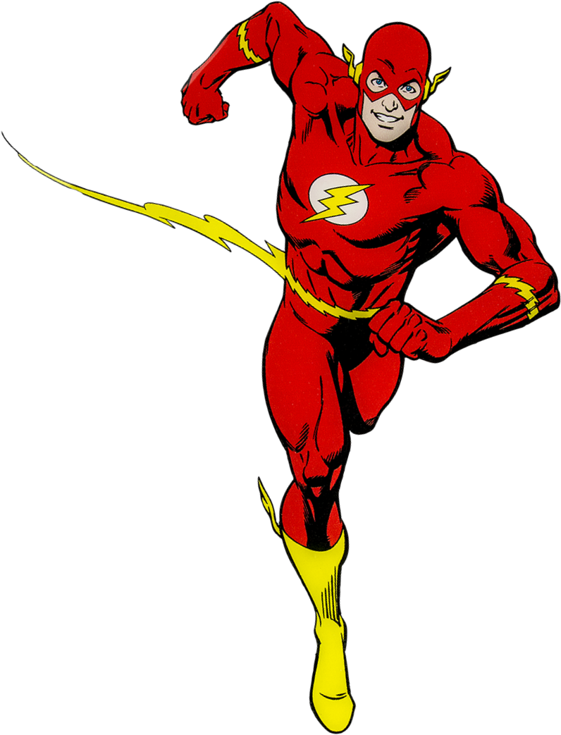 Flash Clipart Superhero Character - Flash (852x1078)