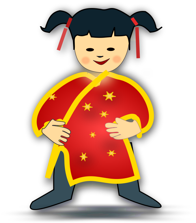 Chinese Girl Icon - Chinese Clipart Png (800x800)