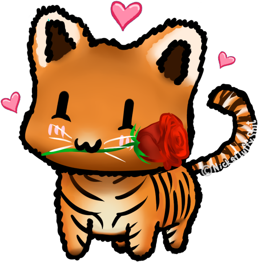 Cute Kitty By Nicksfluffyshit - Digital Art (894x894)