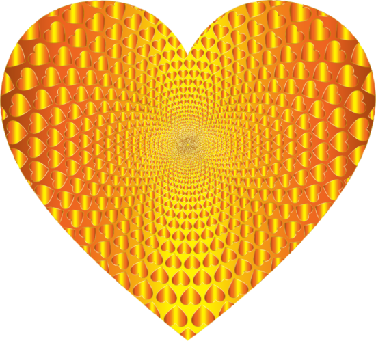 Prismatic Hearts Vortex Heart - Design (550x499)