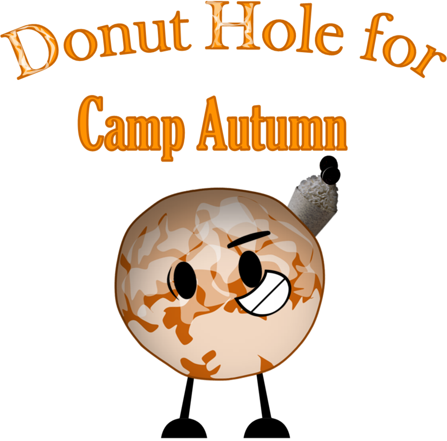 Donut Hole For Camp Autumn By Merra-vyte - Cartoon (900x888)