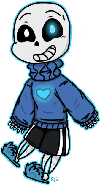 Undertale Chibi Sans By Finethingsinlife - Cartoon (1024x768)